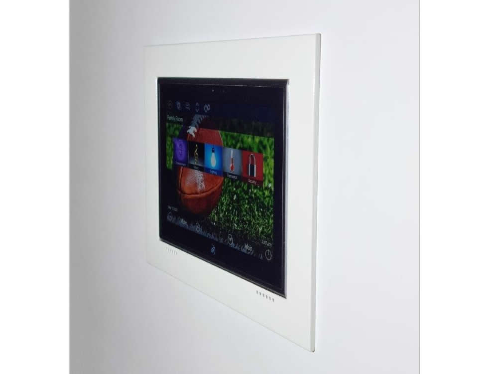 Wall-Smart 032-1-773-WH Flush Retrofit Wall Adapter / Bezel 4mm On-Wall / TKP-8600 Compatible / White - Image 6