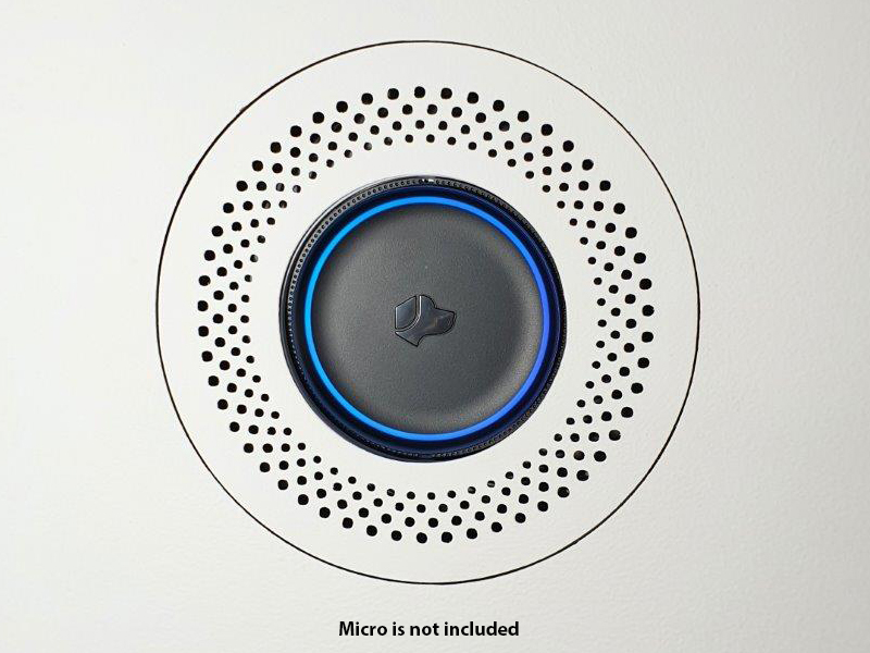 Wall-Smart 065-1-594 Flush In-Wall Adapter / Paintable MDF / Fits Josh Micro / 1/2in Drywall