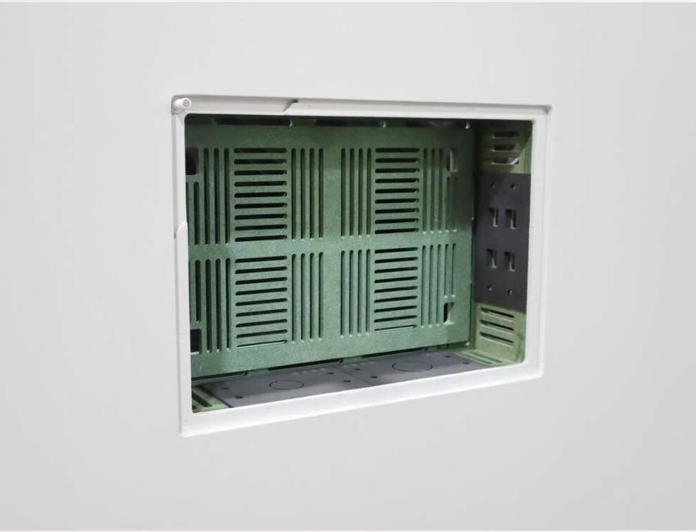 Wall-Smart 083-1-962 Flush In-Wall Adapter / Paintable / Fits Devices 231x231x80 mm / 1/2 in Drywall - Image 3