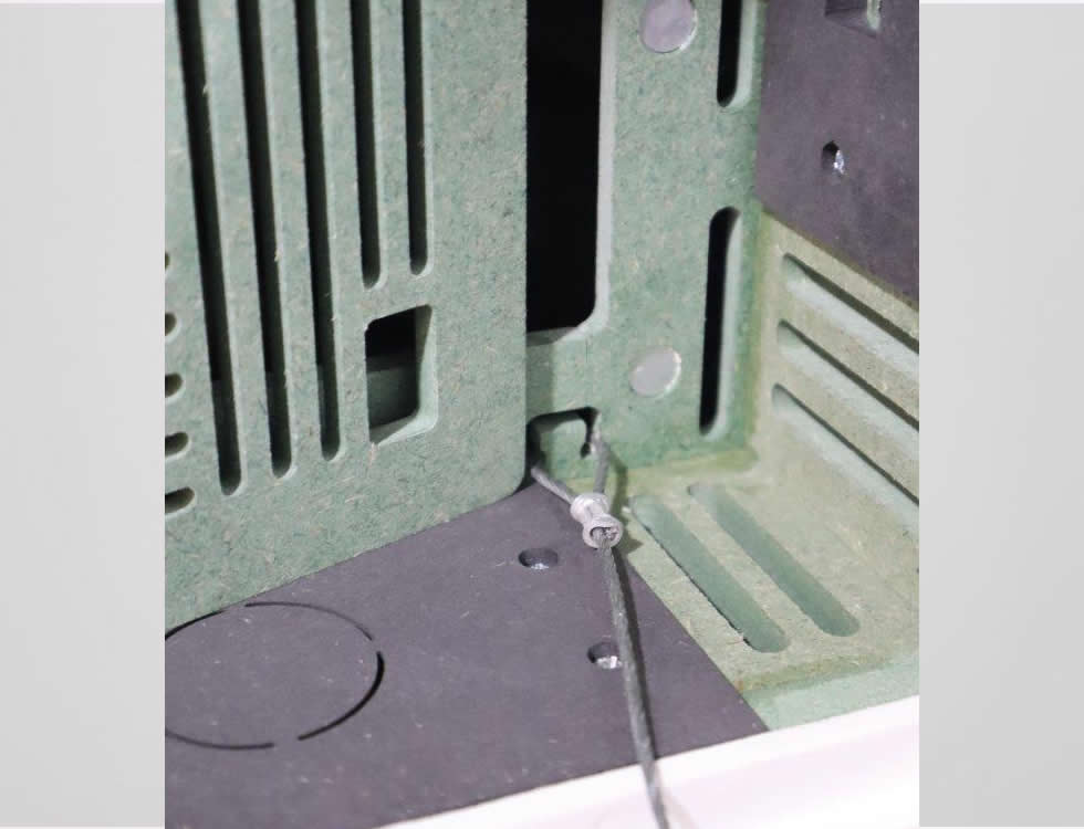Wall-Smart 083-1-962 Flush In-Wall Adapter / Paintable / Fits Devices 231x231x80 mm / 1/2 in Drywall - Image 4
