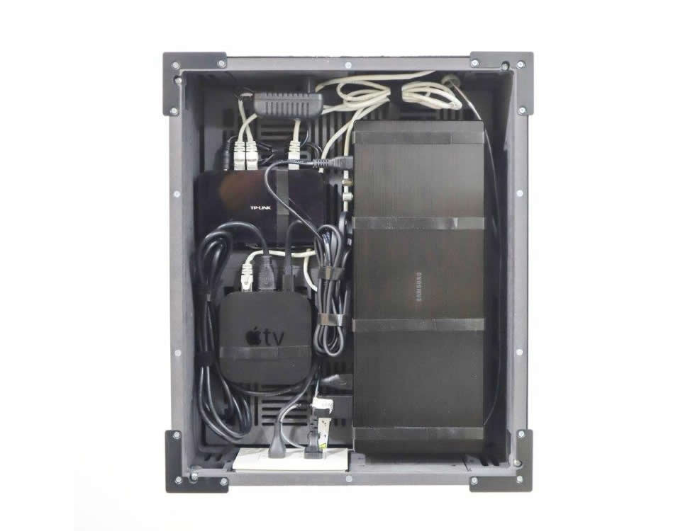 Wall-Smart 083-1-967 In-Wall Retrofit L Adapter / Nearly Flush 4mm Cover / Magnetic Cover / Fits 410x335x84mm - Image 6