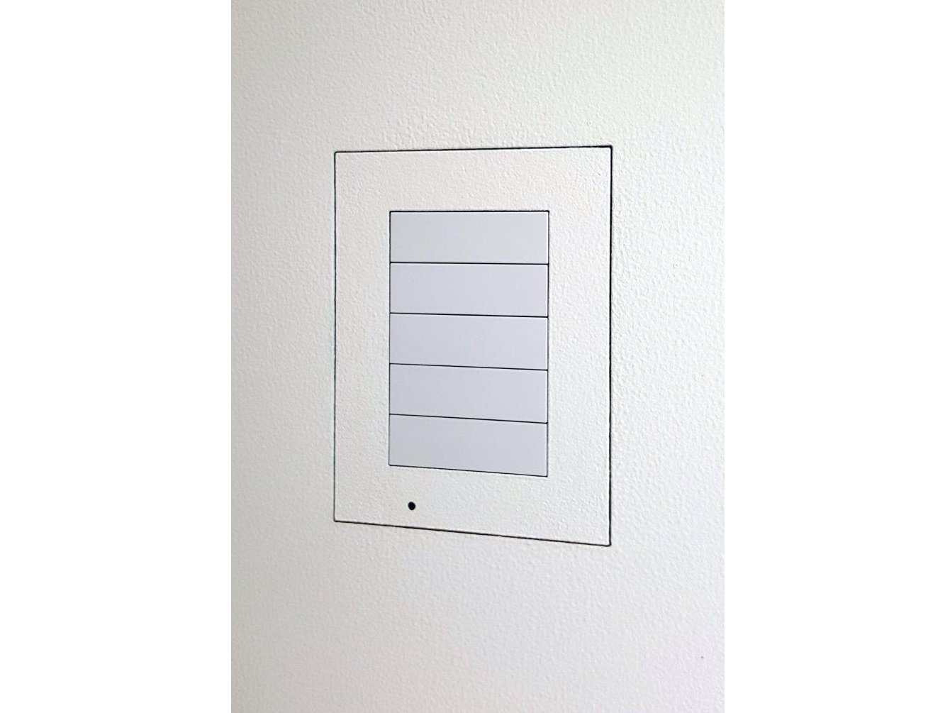 Wall-Smart 10-01-465 New Construction Aadapter for In-Wall Flush Installation of Crestron HZ-KPCN Paintable